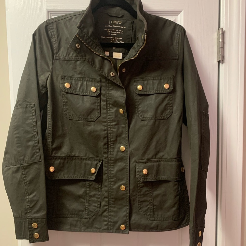 J Crew relaxed boyfriend field jacket